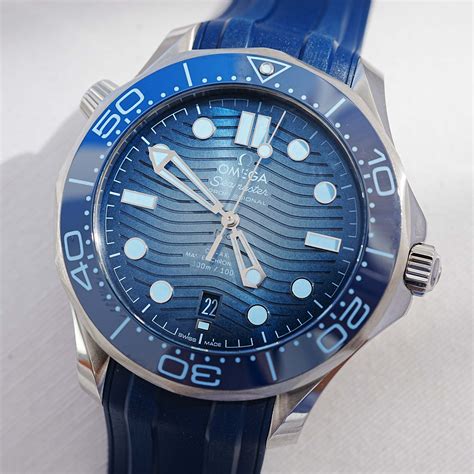 omega seamaster summer blue price|omega seamaster blue face.